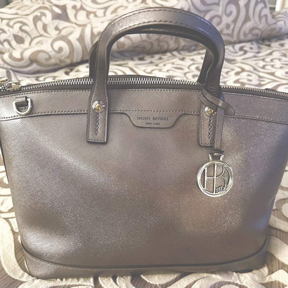 Henri Bendel Saffiano Leather Tote